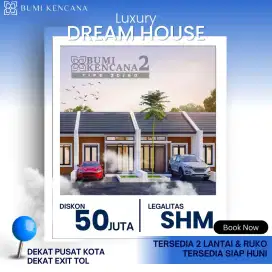 Rumah dijual legalitas SHM