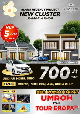 RUMAH MURAH SURABAYA ALANA REGENCY GUNUNG ANYAR