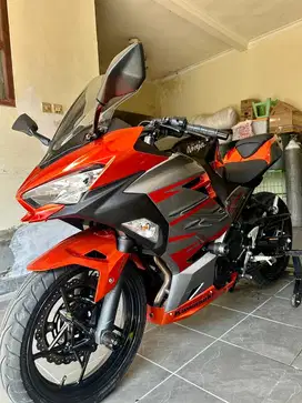 Kawasaki All New Ninja MDP ABS 2020 Orange istimewa KM 1000 murah aja