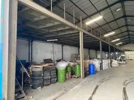 JUAL GUDANG MARGOMULYO PERMAI BAGUS SHM LUAS 2 LANTAI ADA KANTOR