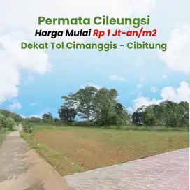 1 Jt-an Harga Promo Kavling SHM Area Cileungsi, Bogor. Bisa Cicil 12x
