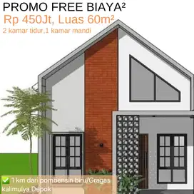 Rumah baru dekat cafe dan resto gragas kalimulya depok
