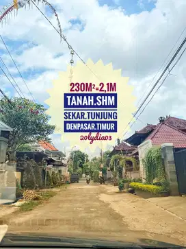 Jual Tanah SHM isi Bangunan Sekar Tunjung dekat Pantai Sanur Denpasar