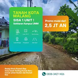 Tanah SHM Sisa 1, Lokasi Strategis View Gunung