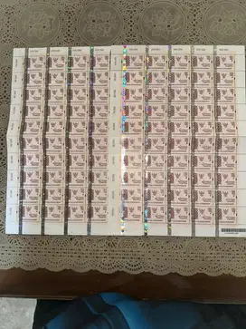 Materai Tempel Rp. 10.000 Asli