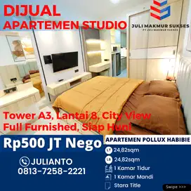 Dijual Apartemen Studio Full Furnished di Pollux Habibie Batam