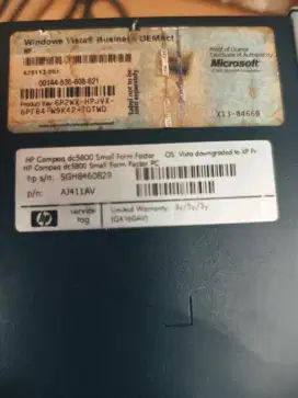 CPU merk HP Compaq DC5800 & DC7800