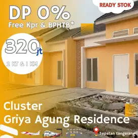 Cluster griya agung residence bayar 2juta akad