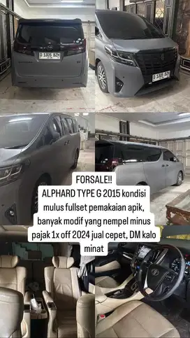 TOYOTA ALPHARD 2015