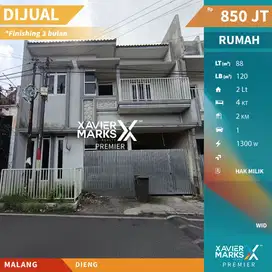 Dijual Rumah Baru Dekat Kampus Lingkungan Aman di Dieng Malang