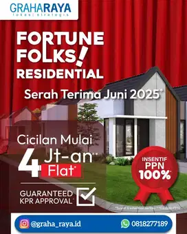 Cluster Baru Fortune Folks 2 Graha Raya Bintaro
