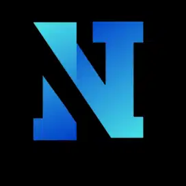 Logo N warna biru