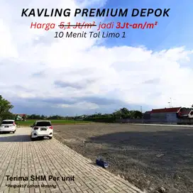 Promo 4 Jutaan/m². Kavling Strategis Dekat The Park Sawangan. SHM