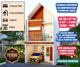 Rumah Syariah Modern Belakang Tip Top Pondokgede Dkt Plaza Pondok Gede