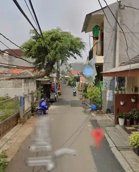 Tanah kosong bagus di pondok kelapa lt.215m SHM msk mobil