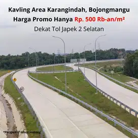 Promo Tanah Kavling Karangindah Dekat Gerbang TOL JAPEK 2 Selatan