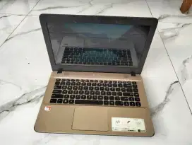 Laptop slim Asus x441b AMD A4 gen9 ddr4 SSD 128 siap kerja sekolah