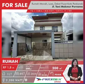 DIJUAL RUMAH MEWAH, LUAS, DEKAT PUSAT KOTA