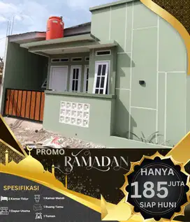 RUMAH SIAP HUNI 2 KAMAR AKSES STRATEGIS BEBAS BANJIR DEKAT JALAN UTAMA