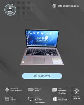 ASUS VIVOBOOK A1502Z INTEL CORE I5 1235U Ram 16GB SSD 512GB TOUCH