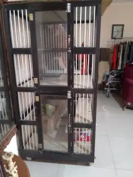 Kandang Kucing besar bertingkat 4 beroda