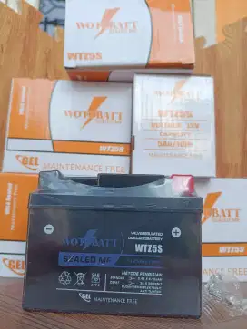 Aki Motor kering WOTOBATT GTZ5S Bebas perawatan Baru(SEGEL)