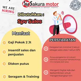 Dibutuhkan SPV Sales Yamaha Sakura Motor Daan Mogot