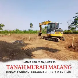Tanah Kavling Murah Strategis Dekat Kampus UIN 3 Malang