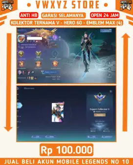 ( HARGA PROMO ) AKUN ML COLLECTOR LING DLL BY VWXYZSTORE