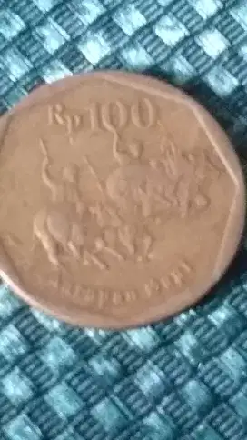 Jual uang kuno logam 100 karapan sapi minat lsg chat aj