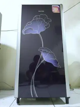 kulkas POLYTRON BELLEZA 1 PINTU KACA