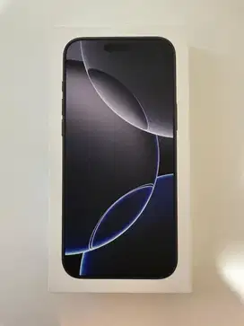 iPhone 16 Pro Max 256GB Black Titanium Resmi Indonesia (iBox)