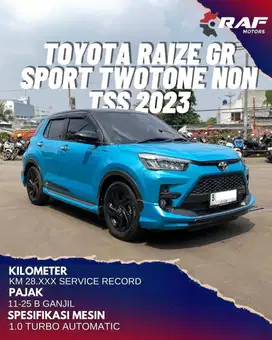 Toyota Raize GR Sport 1.0Turbo 2023 S Cvt Non TSS Biru