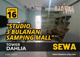 Disewakan STUDIO Furnished Samping Mall Apartemen Bassura City
