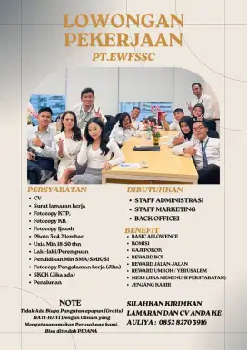 Dicari Karyawan/Karyawati