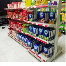 Rak Minimarket 4 Susun - Rak Supermarket Rak Gondola Rak Toko