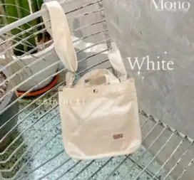 Mini canvas sling bag korean
