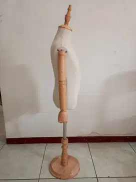 Manekin DM Anak 4thn -7thn Kepala Tangan Robot Tiang Kayu