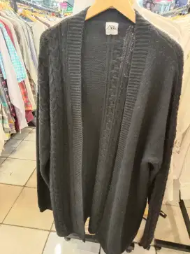 cardigan zara rajut/wol
