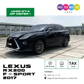[ DP 10 ] LEXUS RX200t F-SPORT TERMURAHHHHH