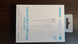 A81H5H21	A81H5	Anker 322 USB-A to USB-C Cable (3ft Braided) Putih