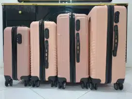 Baru travel koper polo hardcase fiber abs waterproof size 18 - 24 inch