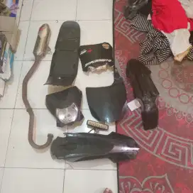 Dijual Spakbor klx crf  motor borongan jadi satu an di tanyo bae