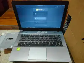 Laptop Asus Core i3 gen7 Nvidia mx110 Fullset Normal