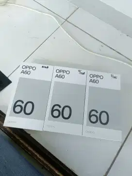 OPPO A60 8/128 New Bergaransi Resmi 12 Bulan