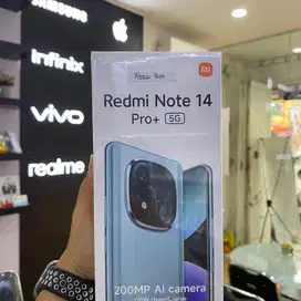 REDMI NOTE 14 PRO+ 5G RAM 8/256GB HITAM BARU MSI