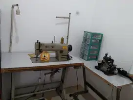 Mesin jahit brother dan obras singer 1 paket