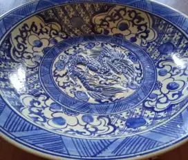 Piring mangkok Antik Kuno naga
