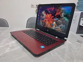 Laptop HP 14 SSD 256GB 8GB Mulus Normal Garansi