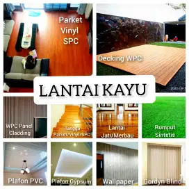 Professional lantai kayu Vinyl,SPC,decking wpc,parket,wallpanel wpc.